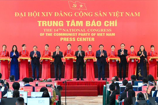 Khai trương Trung tâm Báo chí phục vụ Đại hội đại biểu toàn quốc lần thứ XIV của Đảng