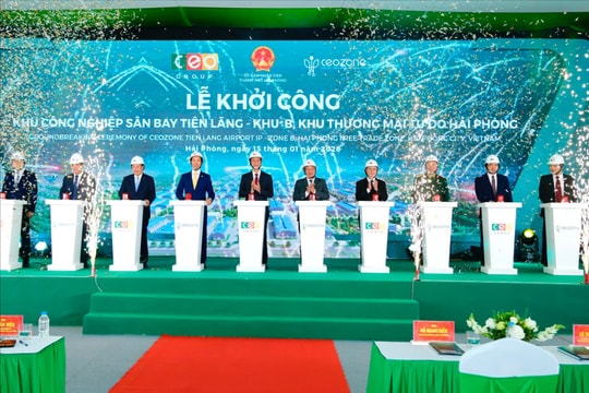 Khu công nghiệp sân bay Tiên Lãng - khu B dự kiến thu hút 1,5 tỷ USD vốn đầu tư