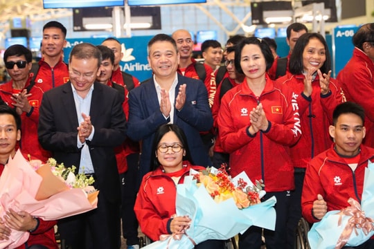 Đoàn thể thao người khuyết tật Việt Nam quyết tâm 'tỏa sáng' ở ASEAN Para Games 13