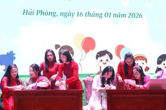 132 giáo viên mầm non thi giáo viên dạy giỏi thành phố Hải Phòng