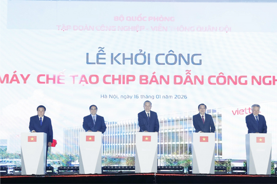 Khởi công xây dựng nhà máy chế tạo chip bán dẫn đầu tiên tại Việt Nam