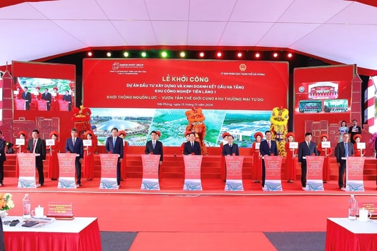 Hai Phong commences construction on three major industrial parks