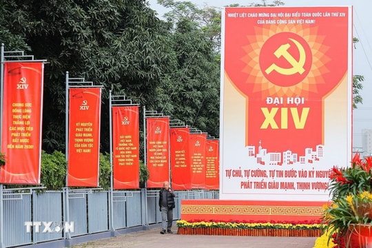 Hà Nội chỉnh trang hạ tầng giao thông chào mừng Đại hội XIV của Đảng