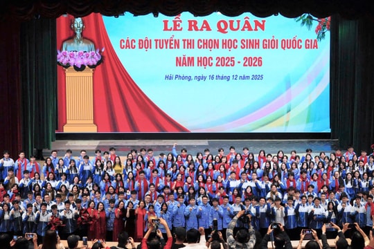 Hải Phòng xếp thứ tư cả nước về số giải học sinh giỏi quốc gia