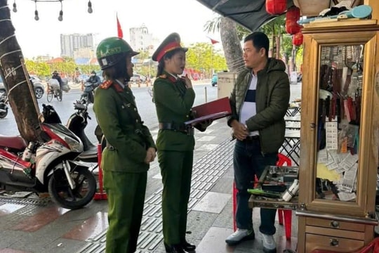 Bảo đảm trật tự đường hè dịp gần Tết