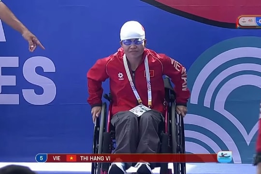 Kình ngư Vi Thị Hằng xuất sắc phá kỷ lục ASEAN Para Games 13