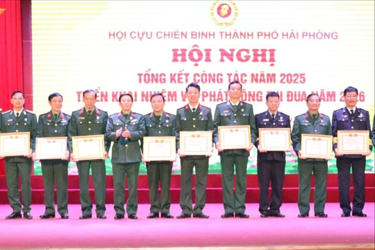 Hội Cựu chiến binh thành phố Hải Phòng hỗ trợ xây 98 nhà 'Nghĩa tình đồng đội'