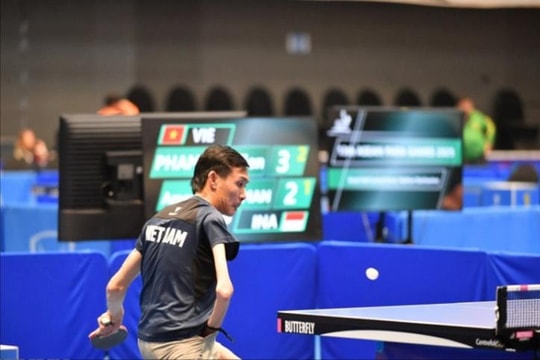 Tay vợt người Hải Phòng ghi dấu mốc đặc biệt tại ASEAN Para Games 13