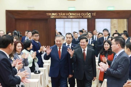 Tổng Bí thư, Chủ tịch nước Lào thông tin về kết quả Đại hội XII Đảng Nhân dân Cách mạng Lào