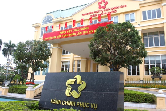 Khang trang Trung tâm Phục vụ hành chính công mới của thành phố Hải Phòng
