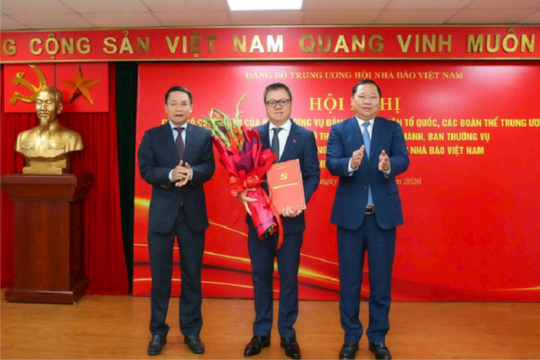 Đồng chí Lê Quốc Minh được chỉ định giữ chức Bí thư Đảng ủy Trung ương Hội Nhà báo Việt Nam