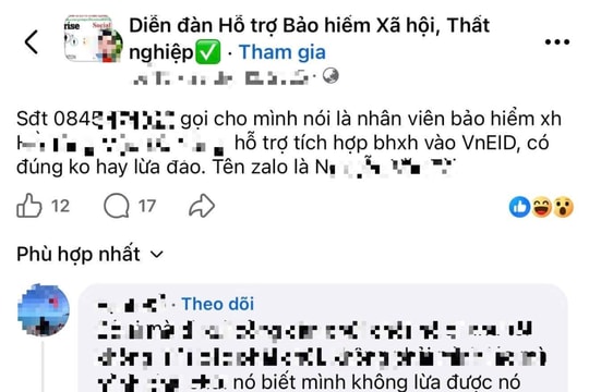 Cảnh báo giả danh Bảo hiểm xã hội gọi điện lừa đảo