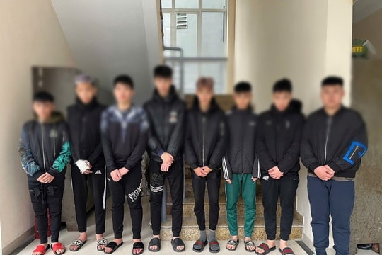Tạm giữ 5 đối tượng gây rối trật tự, quấy rối phụ nữ tại hầm Kim Liên