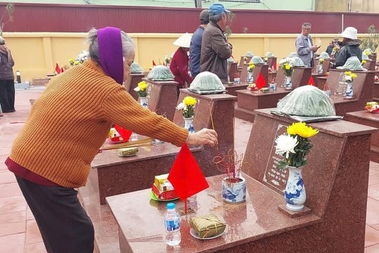 Tập đoàn Vạn Sơn đầu tư gần 7 tỷ đồng cải tạo nghĩa trang liệt sĩ Tân Hương