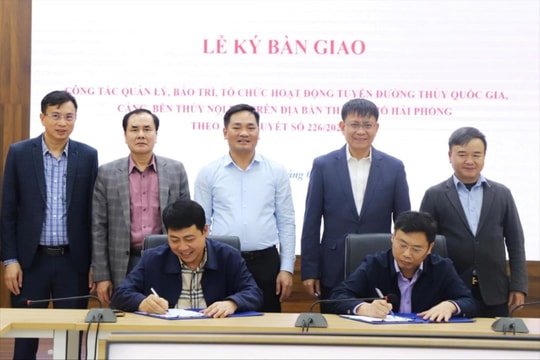Hải Phòng tiếp nhận hơn 480 km luồng đường thủy nội địa