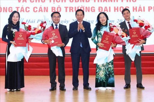 Bổ nhiệm lãnh đạo các trường Đại học Hải Phòng và Đại học Hải Dương