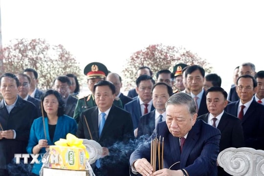 Tổng Bí thư Tô Lâm tưởng niệm các cố Tổng Bí thư và anh hùng liệt sĩ