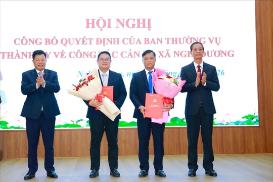Đảng ủy xã Nghi Dương có tân Bí thư, Phó Bí thư Đảng ủy