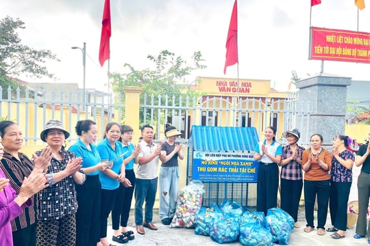 Hiệu quả từ 'Ngôi nhà xanh' của Hội Phụ nữ phường Hưng Đạo