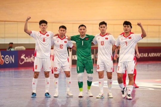 Đội tuyển Việt Nam sẵn sàng cho trận tứ kết giải Futsal châu Á 2026