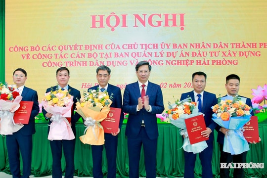 Đồng chí Phạm Cửu Long giữ chức Giám đốc Ban Quản lý dự án đầu tư xây dựng công trình dân dụng và công nghiệp Hải Phòng