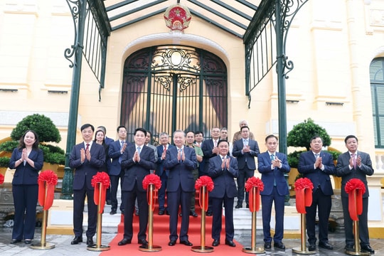 Khánh thành Trụ sở làm việc Cơ quan Chủ tịch nước