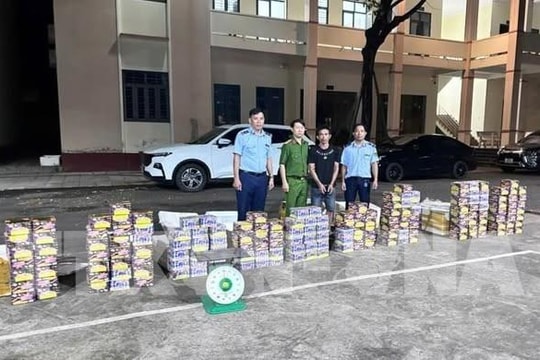 Bắt đối tượng tàng trữ, vận chuyển hơn 300 kg pháo nổ ở Đồng Nai