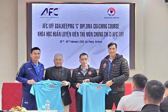 VFF tổ chức khóa học huấn luyện viên thủ môn tại Hải Phòng