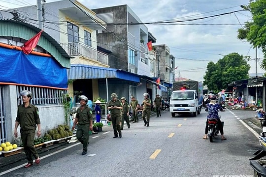 Lập lại trật tự an toàn giao thông khu vực chợ Tổng