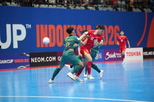 Đội tuyển Futsal Việt Nam dừng bước ở tứ kết Futsal châu Á 2026