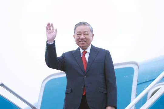 Tổng Bí thư Tô Lâm lên đường thăm cấp Nhà nước tới Lào