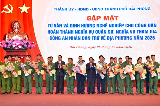 Hải Phòng gặp mặt, định hướng nghề nghiệp cho hơn 5.000 quân nhân, chiến sĩ Công an xuất ngũ