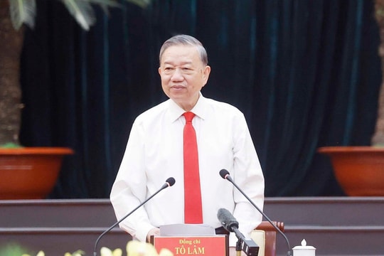 Tổng Bí thư Tô Lâm thăm chúc Tết Đảng bộ, chính quyền và nhân dân TP Hồ Chí Minh