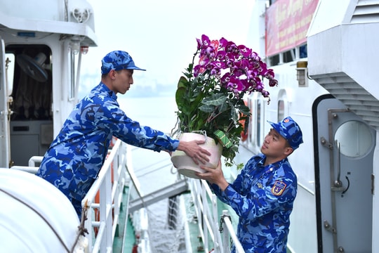 Cảnh sát biển ra khơi làm nhiệm vụ xuyên Tết