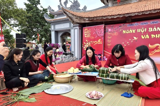 Sắc xuân tại Khu tưởng niệm Vương triều nhà Mạc
