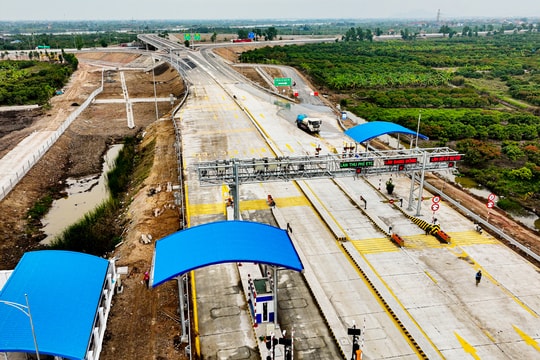 Thu phí ETC tại nút giao đường tỉnh 390 - cao tốc Hà Nội - Hải Phòng
