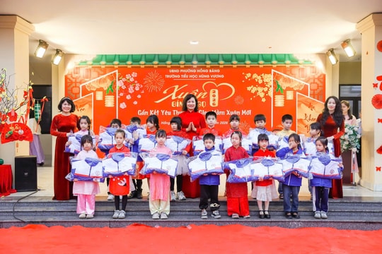 Trường Tiểu học Hùng Vương lan tỏa yêu thương
