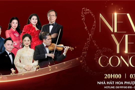 Tối 3/3 diễn ra chương trình hòa nhạc 'New Year Concert' tại Nhà hát Hoa Phượng