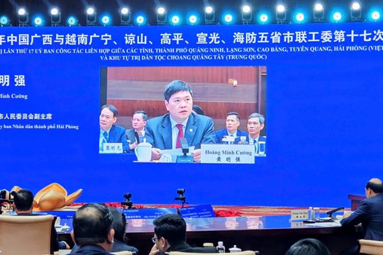 Hải Phòng tham gia sâu vào cơ chế hợp tác các địa phương của Việt Nam và Quảng Tây (Trung Quốc)