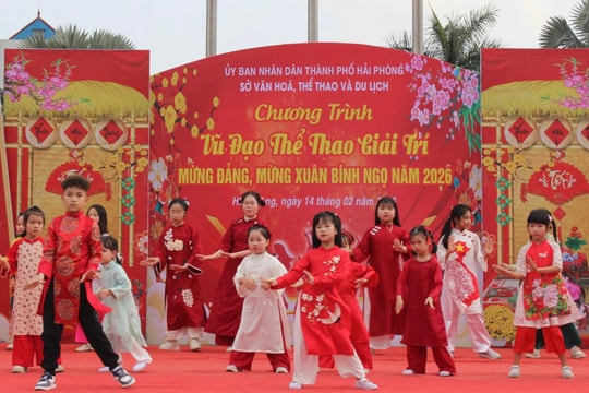 Sôi động vũ đạo thể thao giải trí mừng Đảng, mừng xuân Bính Ngọ 2026