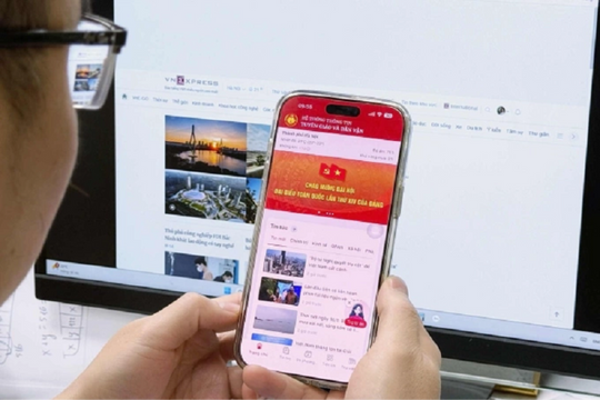 Sức lan tỏa mạnh mẽ của ứng dụng di động Tuyên giáo và Dân vận