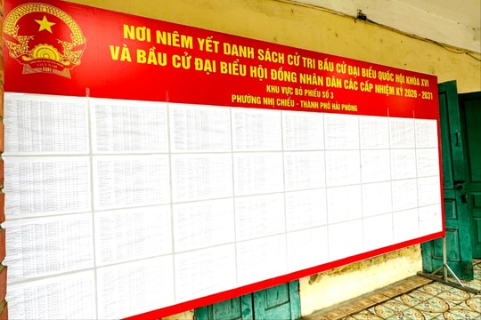 Danh sách 33 người ứng cử đại biểu Quốc hội khoá XVI tại Hải Phòng