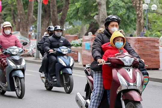 Không khí lạnh tăng cường, biển động mạnh