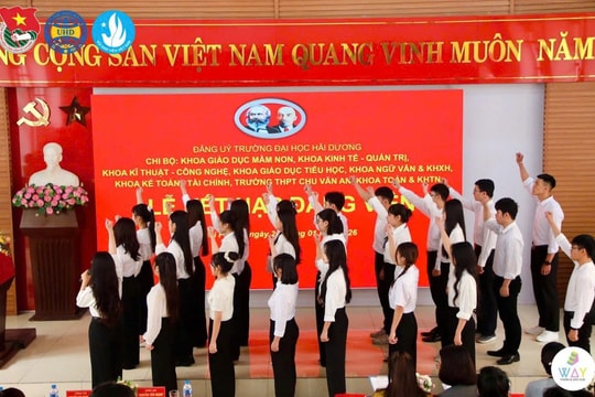 Hải Phòng tạo nguồn đảng viên trẻ bài bản ngay từ đầu năm