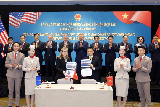 Hàng không Việt Nam ký loạt thỏa thuận trị giá hơn 28 tỷ USD tại Mỹ