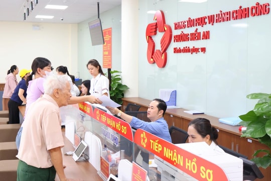 Phường Kiến An quyết tâm xây dựng 'Chính quyền thân thiện', giải quyết thủ tục trong ngày