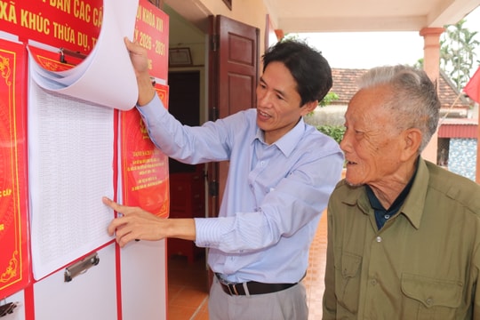 Xã Khúc Thừa Dụ gấp rút hoàn tất công việc cho cuộc bầu cử