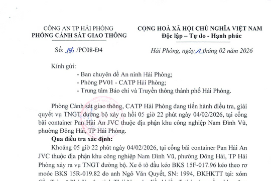 Điều tra 2 vụ tai nạn giao thông ở Hải Phòng