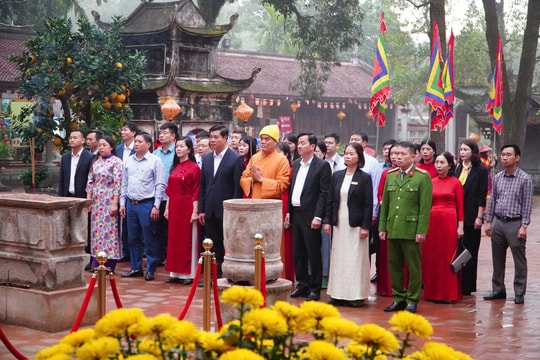 Trang trọng Lễ dâng hương mở đầu các hoạt động Lễ hội mùa Xuân Côn Sơn - Kiếp Bạc năm 2026