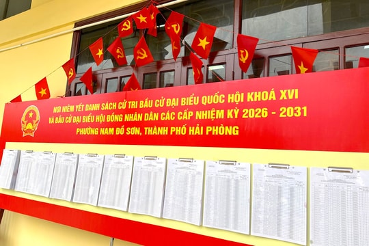 Từ ngày 5/3, Hải Phòng bắt đầu cấp phát thẻ cho gần 3,2 triệu cử tri